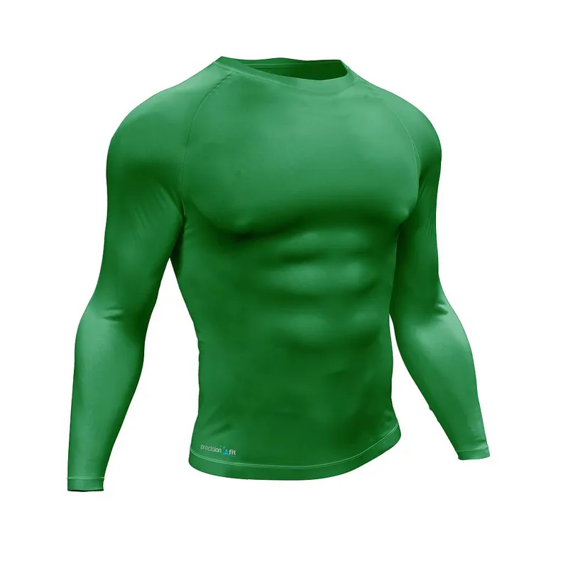 Precision Baselayer Long Sleeve Top Green